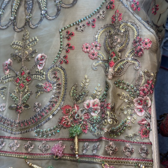 Stitched Maxi/Long dress (designer ZebTan) - Picture 9 of 11